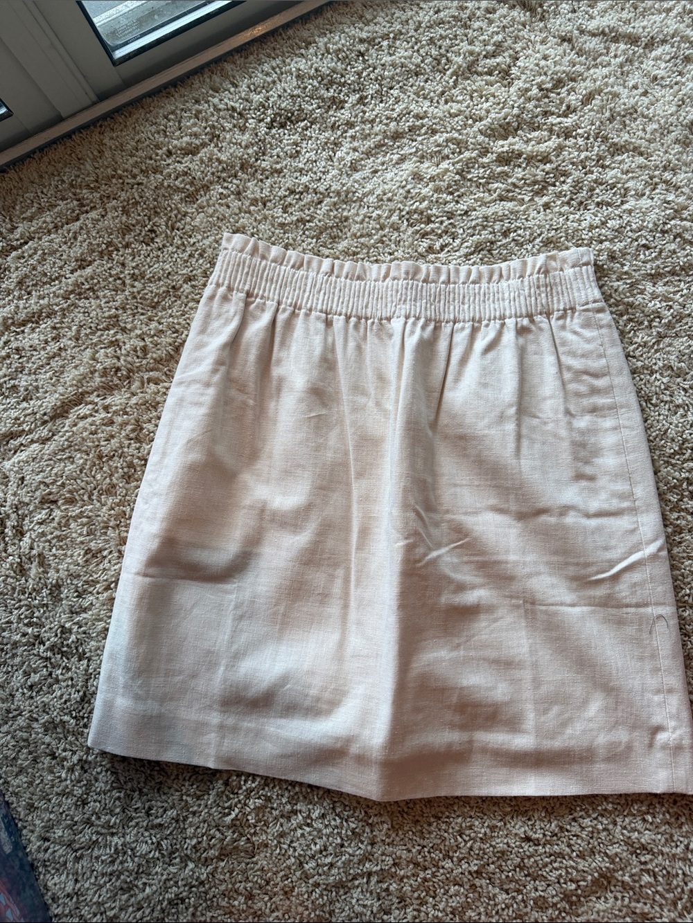 NWOT J Crew Size Tan  Skirt - Lined - Has Pockets